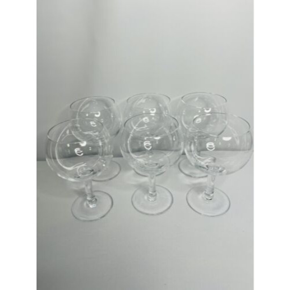 Tiffany & Co. Crystal Brandy/ Snifter Glasses Hand Blown Lot Of 6 GORGEOUS